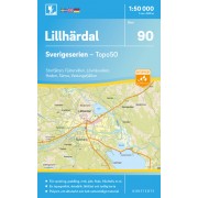 90 Lillhärdal Sverigeserien 1:50 000